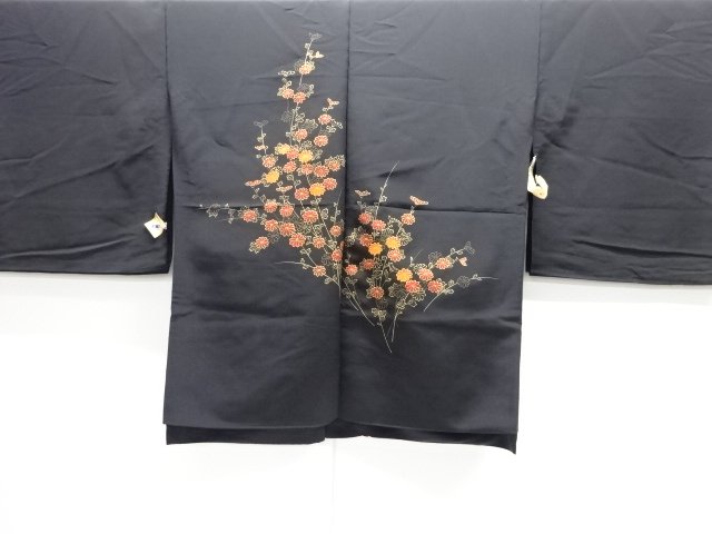 Japanese Kimono / Chirimen Kinsha Silk
